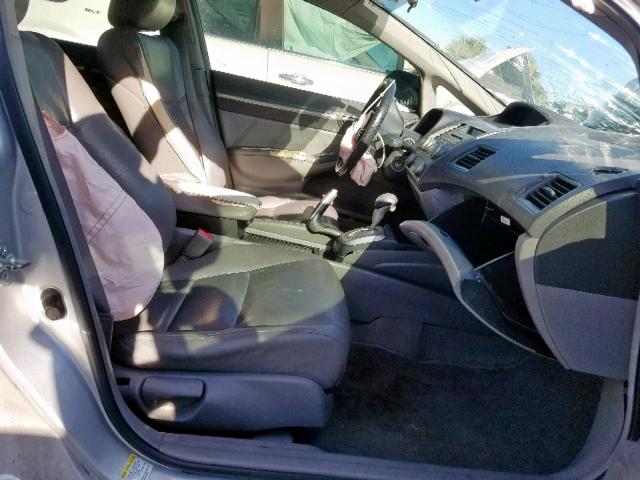 2HGFA16909H353111 - 2009 HONDA CIVIC EXL 银色 照片 5