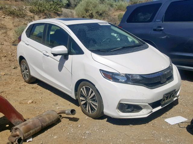 3HGGK5H89KM723203 - 2019 HONDA FIT EX WHITE photo 1