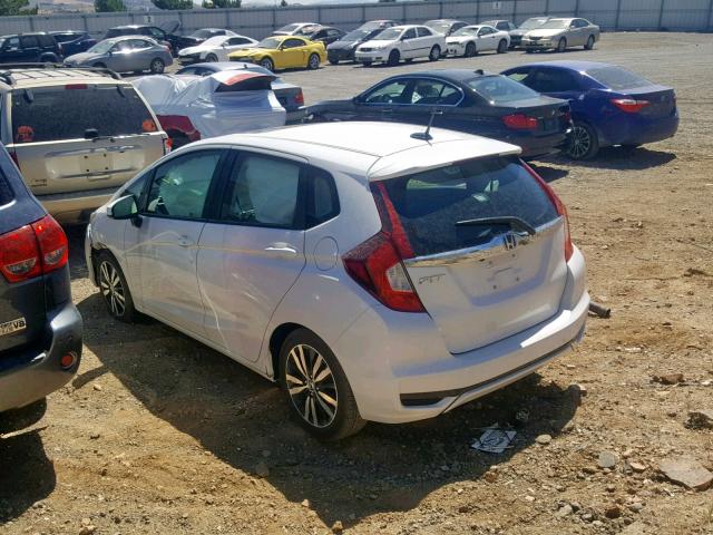 3HGGK5H89KM723203 - 2019 HONDA FIT EX WHITE photo 3