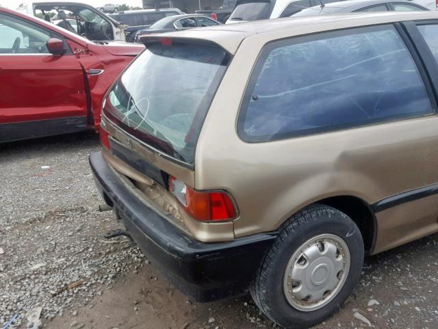 2HGED6343LH563640 - 1990 HONDA CIVIC GOLD photo 9