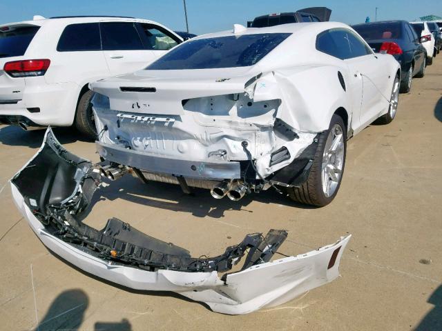 1G1FH1R71K0116876 - 2019 CHEVROLET CAMARO SS WHITE photo 4