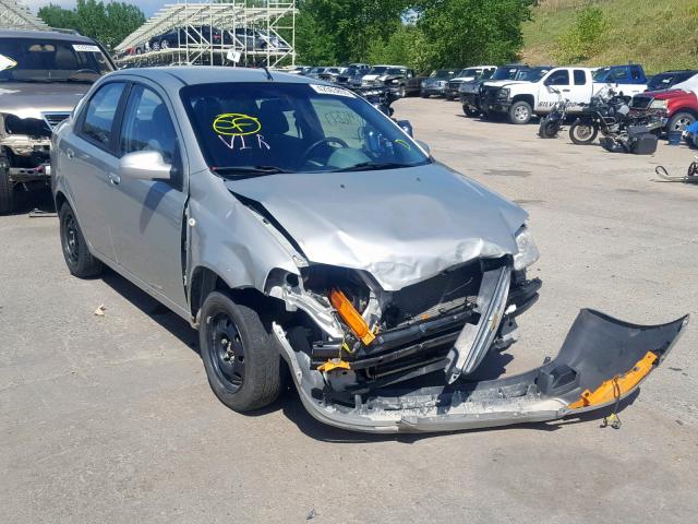 KL1TD52615B450050 - 2005 CHEVROLET AVEO BASE ვერცხლისფერი ფოტო 1