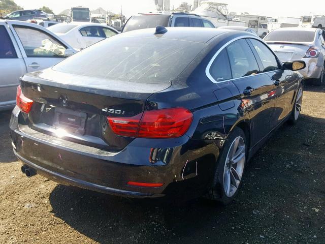 WBA4F7C53HG437717 - 2017 BMW 430I GRAN BLACK photo 4