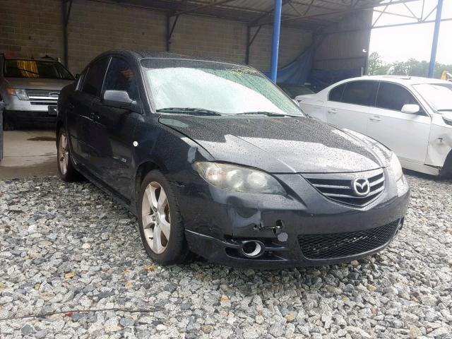 JM1BK123651248920 - 2005 MAZDA 3 S BLACK photo 1