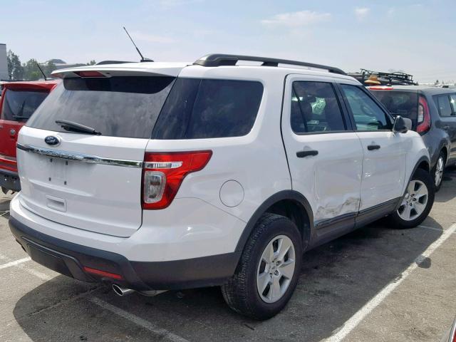 1FM5K7B82DGC29901 - 2013 FORD EXPLORER WHITE photo 4