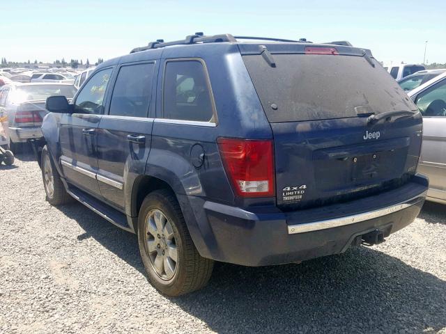 1J8HR58288C216032 - 2008 JEEP GRAND CHER BLUE photo 3