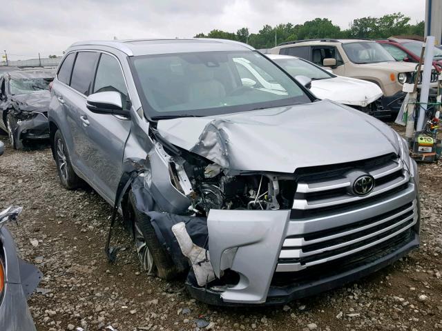 5TDJZRFH9HS361165 - 2017 TOYOTA HIGHLANDER SILVER photo 1