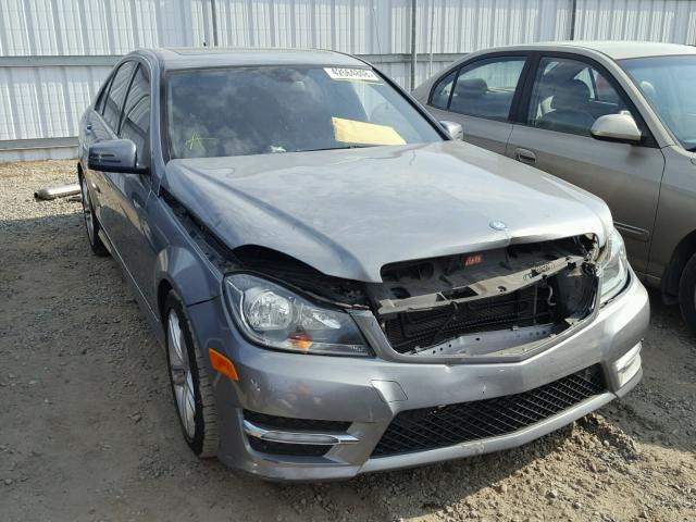 WDDGF4HB3CA633798 - 2012 MERCEDES-BENZ C 250 GRAY photo 1