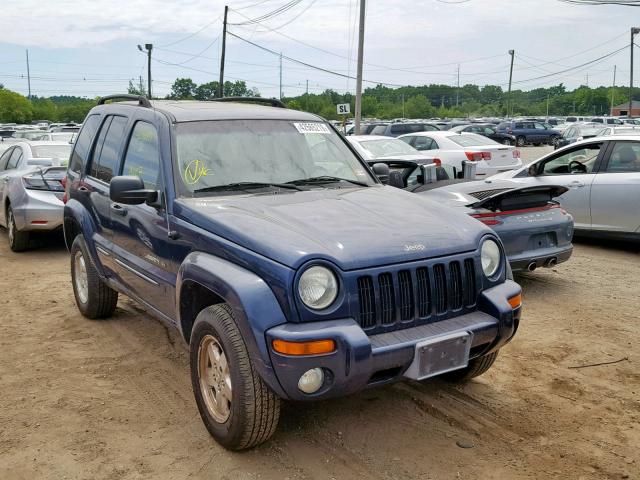 1J4GL58K02W176761 - 2002 JEEP LIBERTY LI BLUE photo 1