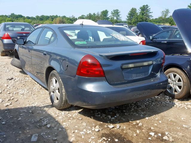 2G2WP552561239963 - 2006 PONTIAC GRAND PRIX BLUE photo 3