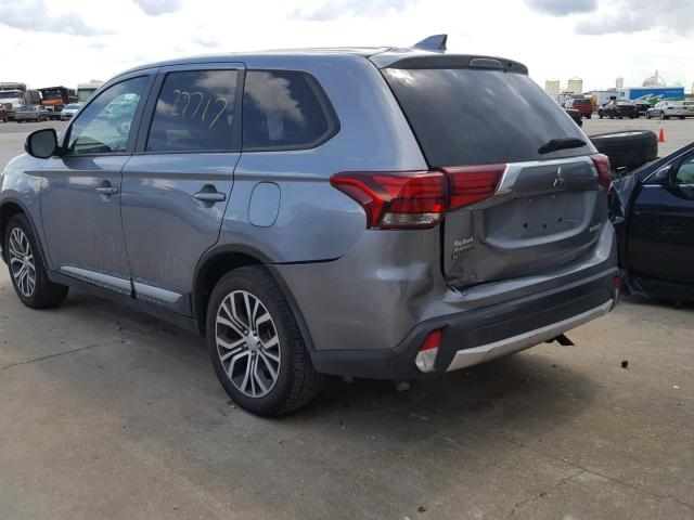 JA4AD2A37HZ017005 - 2017 MITSUBISHI OUTLANDER GRAY photo 3