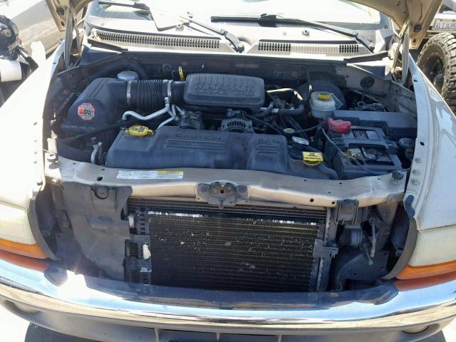 1D7HG48K14S774401 - 2004 DODGE DAKOTA QUA BROWN photo 7