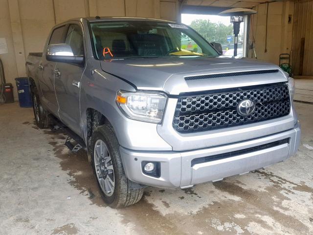 5TFAY5F12KX786629 - 2019 TOYOTA TUNDRA CRE SILVER photo 1