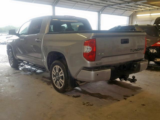 5TFAY5F12KX786629 - 2019 TOYOTA TUNDRA CRE SILVER photo 3