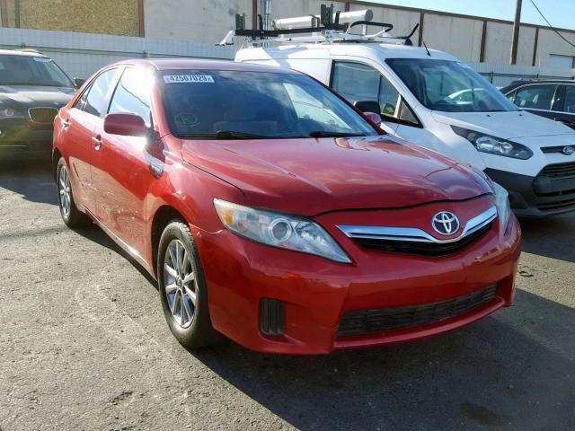 4T1BB3EK4BU131762 - 2011 TOYOTA CAMRY HYBR RED photo 1