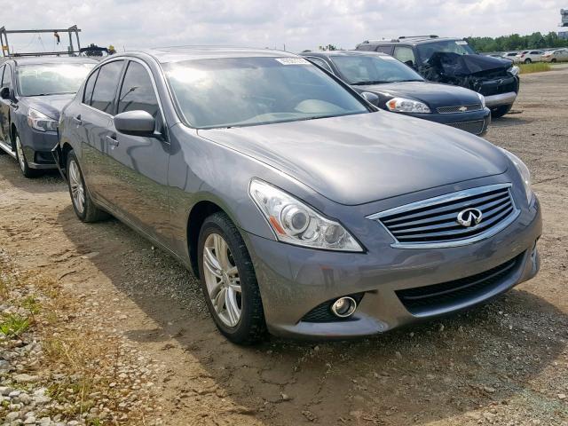 JN1CV6AR6DM770610 - 2013 INFINITI G37 GRAY photo 1