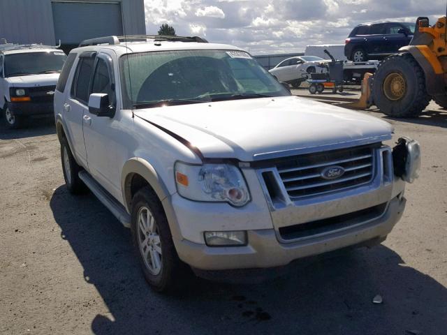 1FMEU7EE3AUA28582 - 2010 FORD EXPLORER E WHITE photo 1