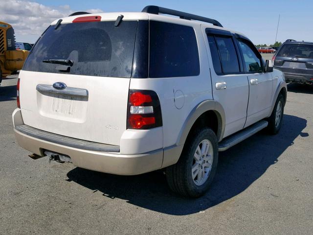 1FMEU7EE3AUA28582 - 2010 FORD EXPLORER E WHITE photo 4