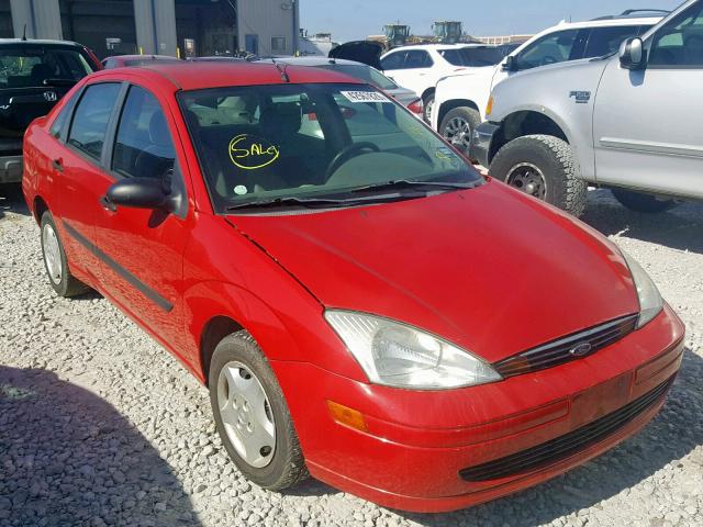 1FAFP33P02W357135 - 2002 FORD FOCUS LX RED photo 1