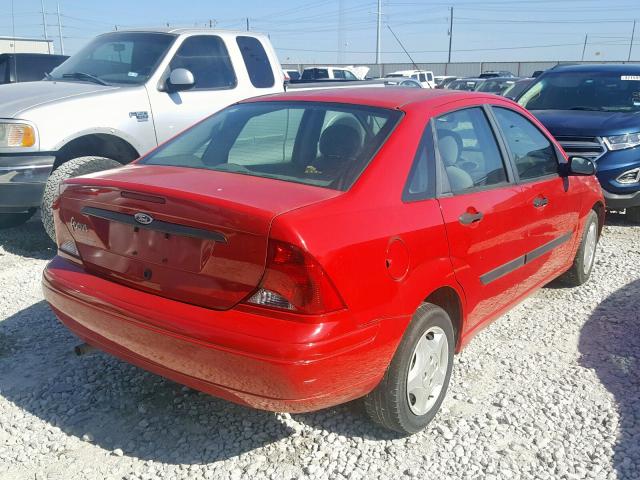1FAFP33P02W357135 - 2002 FORD FOCUS LX RED photo 4