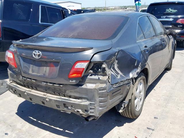 4T1BE46K27U605372 - 2007 TOYOTA CAMRY NEW GRAY photo 4