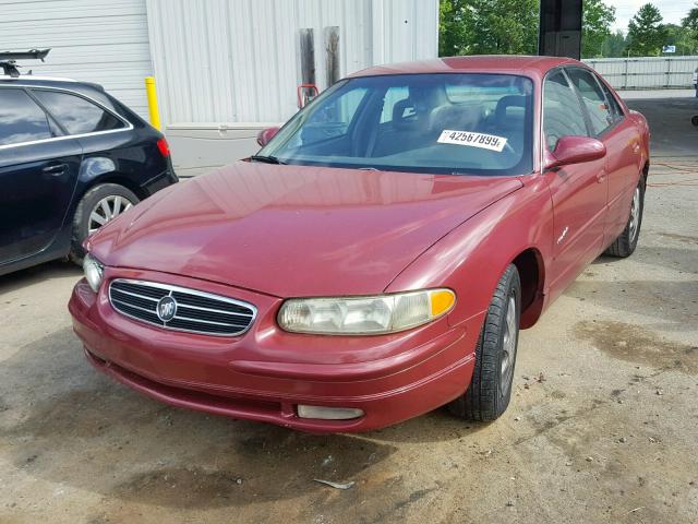 2G4WB52K0X1482494 - 1999 BUICK REGAL LS MAROON photo 2