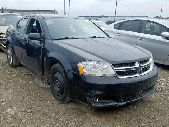 1B3BD1FG8BN524298 - 2011 DODGE AVENGER MA BLACK photo 1