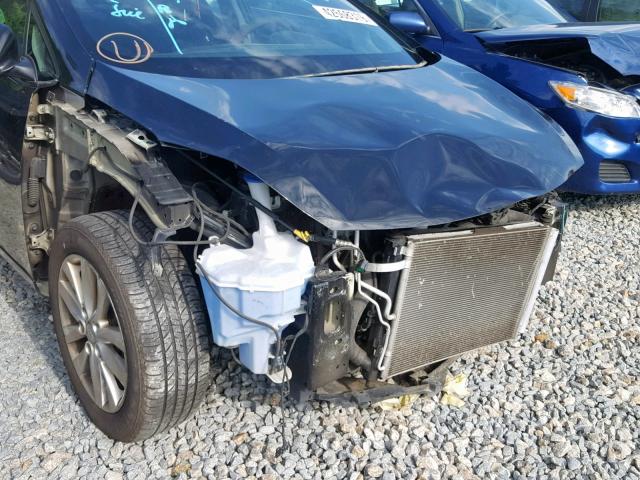 KNAFX4A83E5056586 - 2014 KIA FORTE EX BLACK photo 9