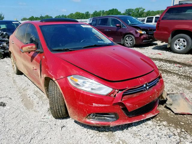 1C3CDFCB2ED745998 - 2014 DODGE DART LIMIT RED photo 1