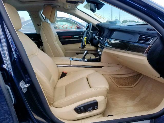 WBAYA8C58DD227616 - 2013 BMW 750 I BLUE photo 5