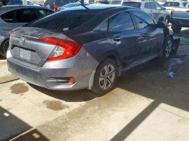 19XFC2F51GE010313 - 2016 HONDA CIVIC LX GRAY photo 4