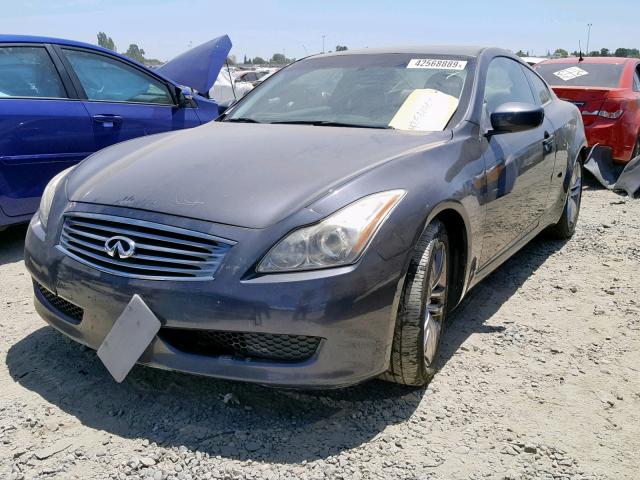 JNKCV64E58M124114 - 2008 INFINITI G37 BASE BLACK photo 2