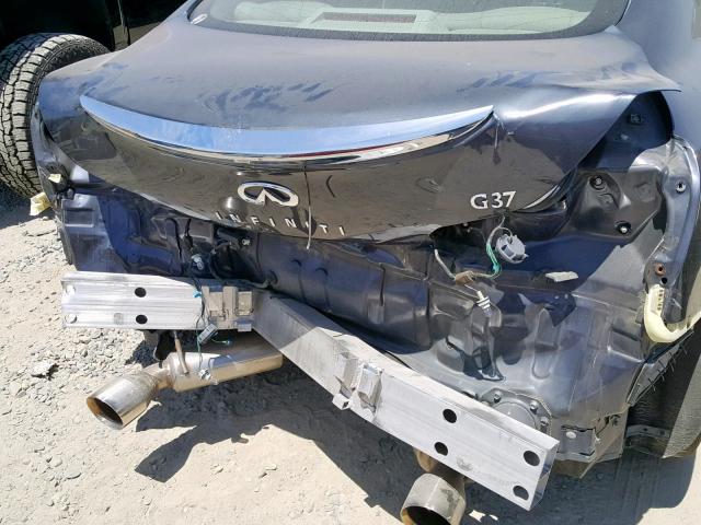 JNKCV64E58M124114 - 2008 INFINITI G37 BASE BLACK photo 9