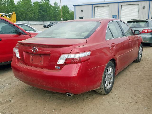 JTNBB46K273021973 - 2007 TOYOTA CAMRY NEW RED photo 4