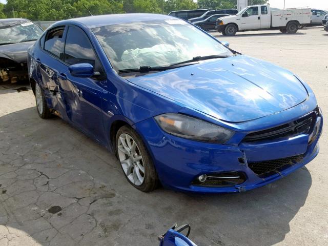 1C3CDFBA8DD340638 - 2013 DODGE DART SXT BLUE photo 1