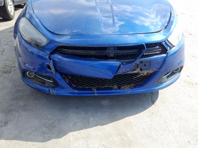 1C3CDFBA8DD340638 - 2013 DODGE DART SXT BLUE photo 9