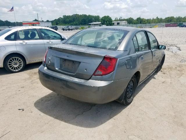 1G8AJ52F94Z176850 - 2004 SATURN ION LEVEL GRAY photo 4