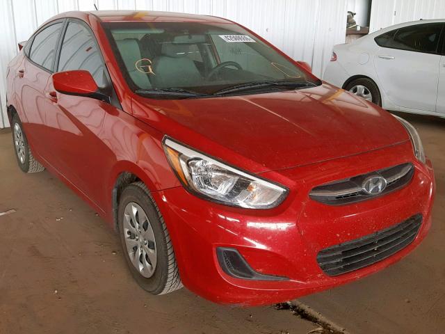 KMHCT4AE7GU067165 - 2016 HYUNDAI ACCENT SE RED photo 1