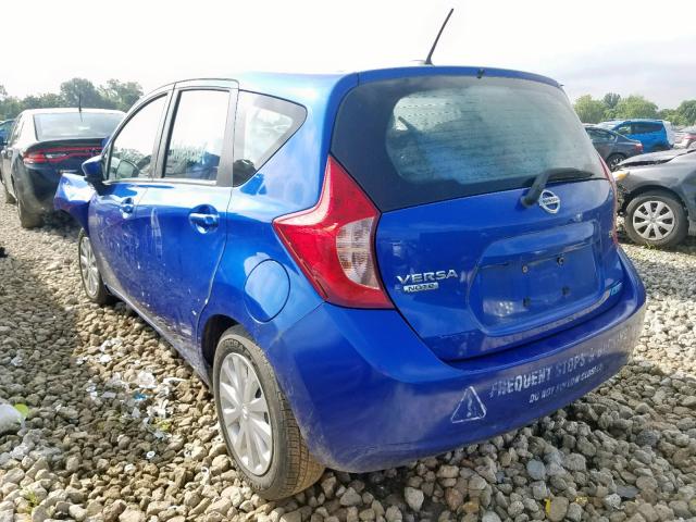 3N1CE2CPXGL378054 - 2016 NISSAN VERSA NOTE BLUE photo 3