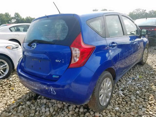 3N1CE2CPXGL378054 - 2016 NISSAN VERSA NOTE BLUE photo 4