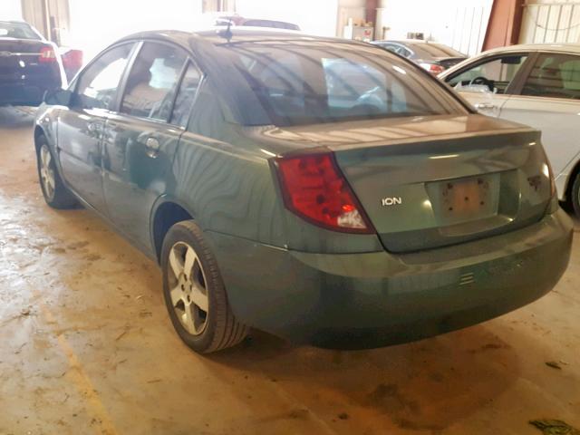 1G8AL55F67Z164603 - 2007 SATURN ION LEVEL GREEN photo 3