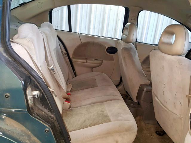 1G8AL55F67Z164603 - 2007 SATURN ION LEVEL GREEN photo 6