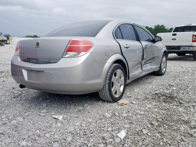 1G8ZS57N97F291549 - 2007 SATURN AURA XE SILVER photo 4