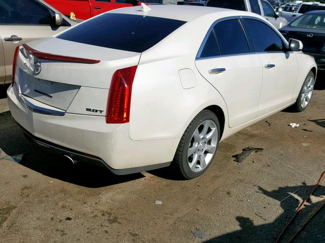 1G6AG5RX8D0146586 - 2013 CADILLAC ATS WHITE photo 4