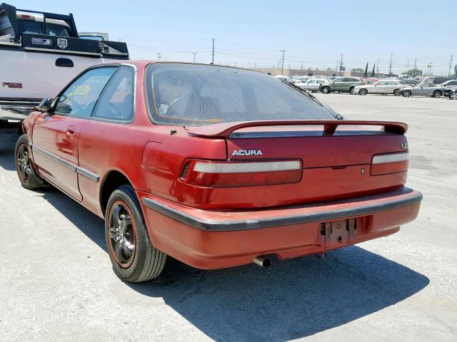 JH4DA9457LS003767 - 1990 ACURA INTEGRA LS RED photo 3