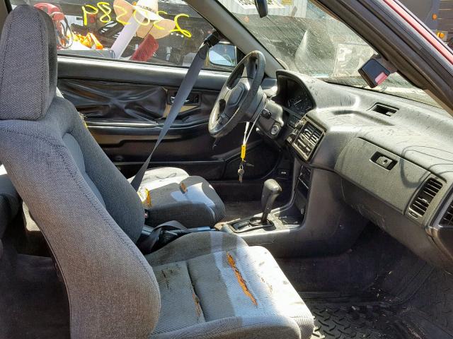 JH4DA9457LS003767 - 1990 ACURA INTEGRA LS RED photo 5