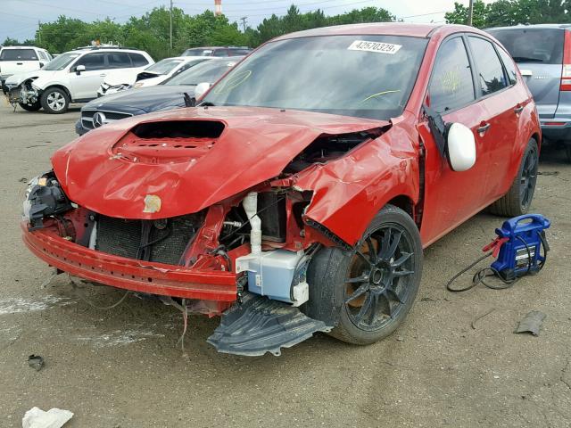 JF1GR89668L832887 - 2008 SUBARU IMPREZA WR RED photo 2