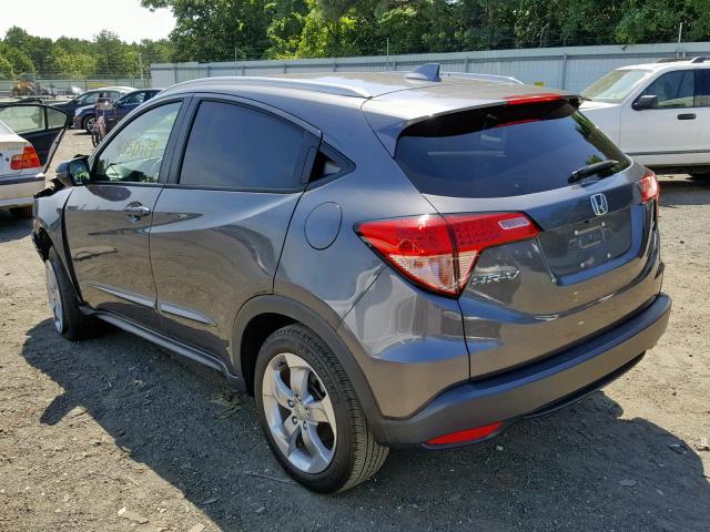 3CZRU6H71GM765106 - 2016 HONDA HR-V EXL GRAY photo 3