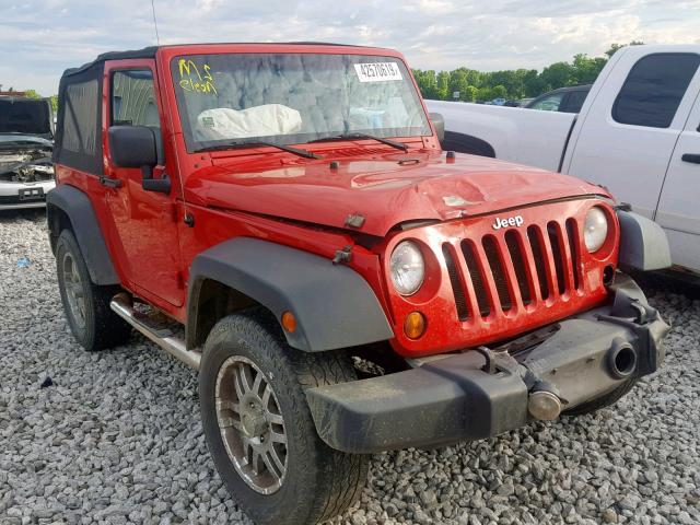 1J4FA24148L627374 - 2008 JEEP WRANGLER X RED photo 1