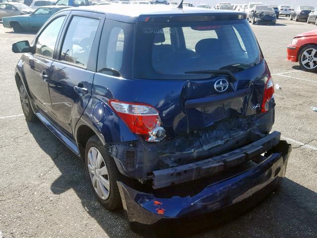 JTKKT624860150376 - 2006 TOYOTA SCION XA BLUE photo 3